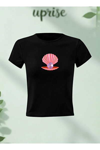 Vordevia Μπλουζάκι με στάμπα Pearl Disco Ball από βαμβάκι και λύκρα