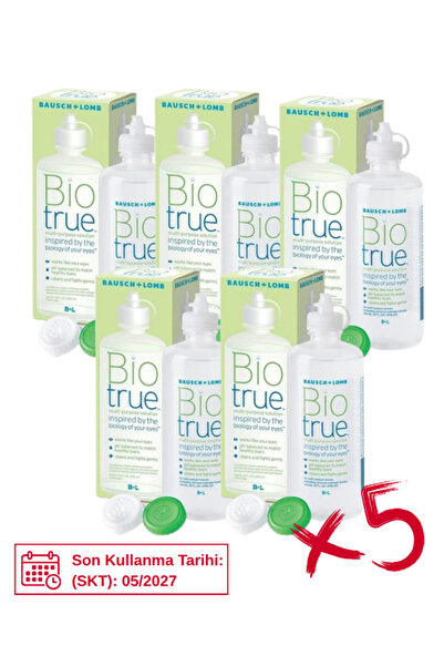 Bausch & Lomb Bio True Lens Solüsyo 300 ml x 5 Adet