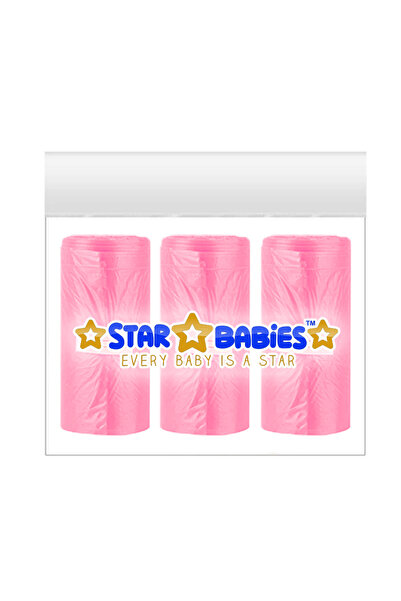 STAR BABiES أكياس معطرة - وردي - عبوة من 3 - 45 قطعة