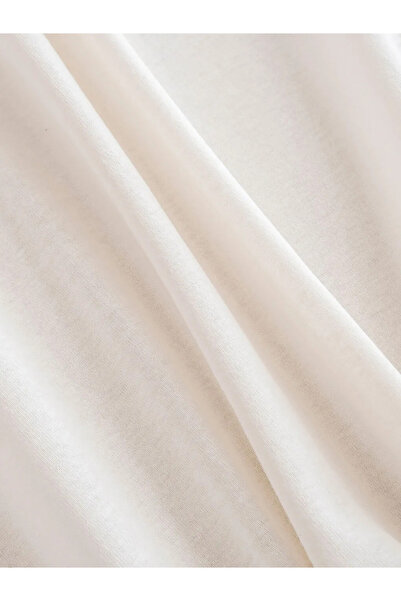 LC Waikiki Λευκό Μονό Εφαρμοσμένο Σεντόνι