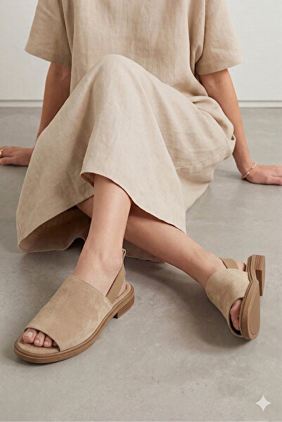 HVZ Exclusive Γυναικεία σανδάλια Flora Mink Suede Εργονομική άνετη μαλακή σόλα