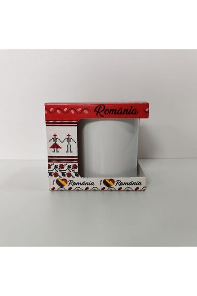 Inedit Print Cutie Cana Motive Traditionale Romania SVR127