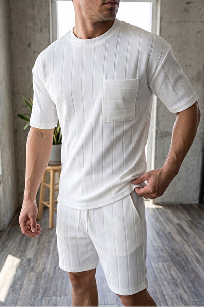 viperkombin Men's Report T-Shirt and Shorts 2-Piece Set