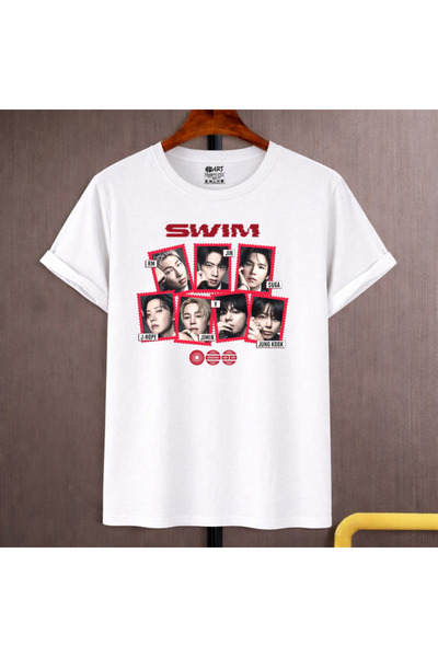 barsdepo Μπλουζάκι με στάμπα BTS SWIM – Με δώρο SUPRIZ |   Κορυφαία Ποιότητα