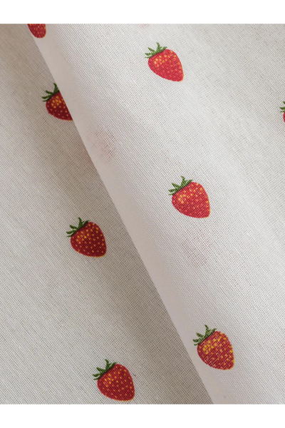 LC Waikiki Μονό σεντόνι με μικτό σχέδιο φράουλας