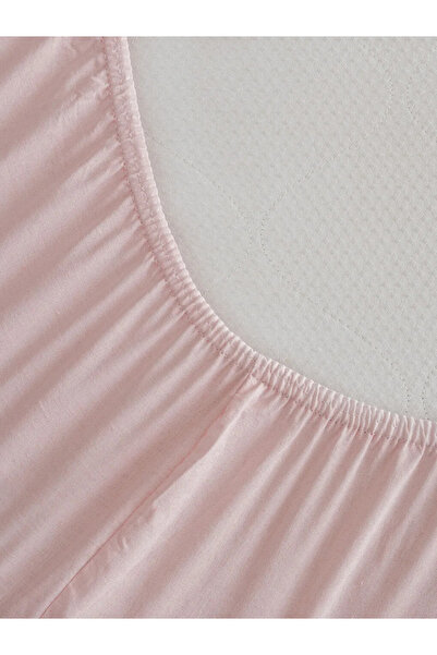 LC Waikiki Ροζ Μονό Ελαστικό Σεντόνι