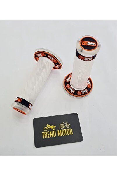 monero Elcik Takım Şeffaf Turuncu Protaper - Motosiklet Cross Cg Cub