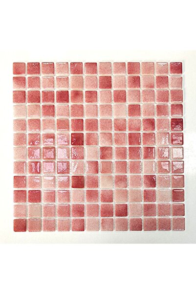 MozaiKristaL Tüm yüzeyler için, 25x25mm. Pembe Gül Serpintisi, 31.5x31.5cm. F...