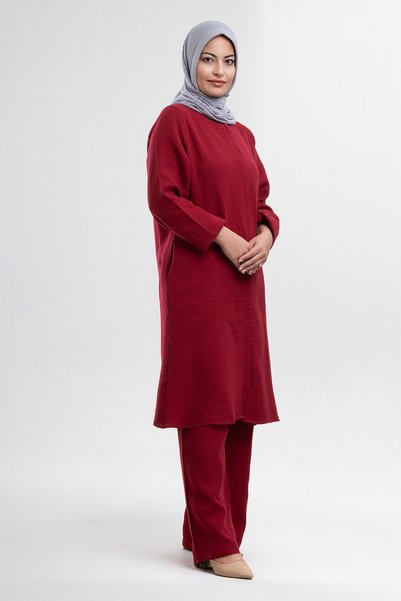 Beratnur Women's Muslin Hijab Set - Hajj and Umrah Clothing