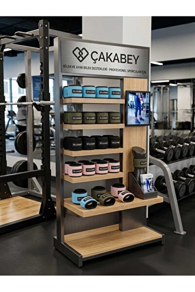 ÇAKABEY D-Ring Fitness Ayak Bileği Ağırlık Çalışma Kemeri Cable Kickback Bile...