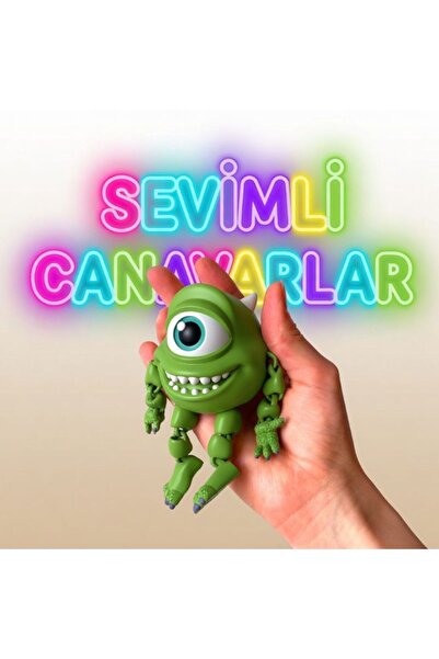 Giftbox3d SEVİMLİ CANAVARLAR FİLMİ MİKE KARAKTERİ HAREKETLİ