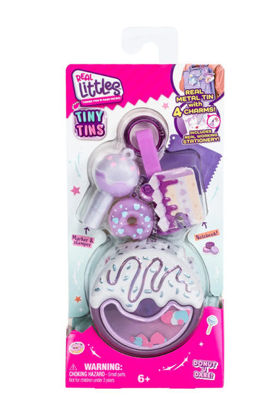 REAL LITTLES Μικρά Τενεκεδάκια, Πραγματικό Μεταλλικό Τενεκεδάκι με 4 Γούρια, ...