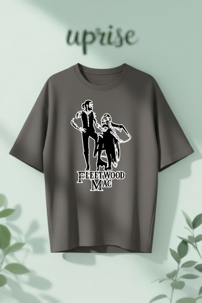 Vordevia Fleetwood Mac Printed Cotton Oversize T-Shirt
