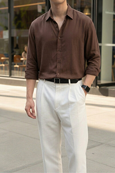 viperkombin Summer Modal Fabric Shirt Regular Fit