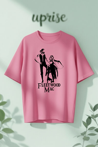 Vordevia Μπλουζάκι Fleetwood Mac με στάμπα από βαμβάκι σε μεγάλο μέγεθος