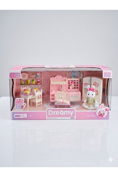 Bay Dreamy Mega mini tavşan- büyük mutfak oyun seti