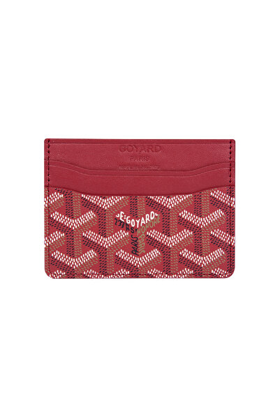 DUKKANCASE Burgundy Patterned Wallet Card Holder Dk434