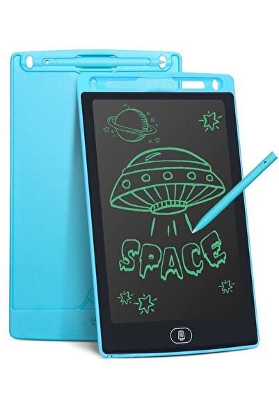 MyClean Writing Tablet Lcd 8.5'' Yazı Tahtası Dijital Kalemli Mavi-Pembe-Beya...