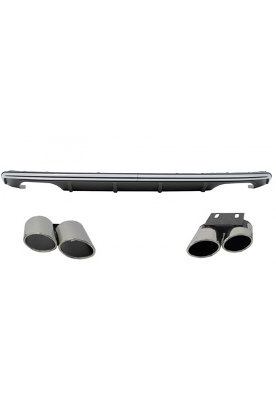 tuningset Πίσω διαχύτης προφυλακτήρα κατάλληλος για Audi A3 8V Hatchback Spor...