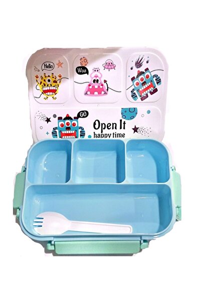 ARCO STORE علبة طعام (Lunch Box) الوحوش اللطيفة – التقسيم المثالي لفصل الفواك...