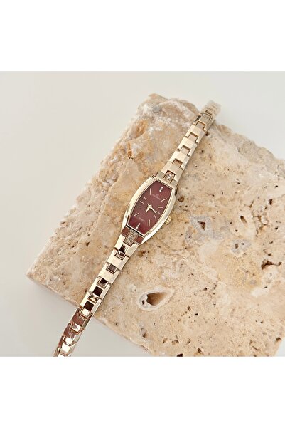 Vesce Atelier Eslia Gold Saat Bordo