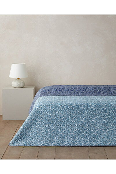 English Home Paisley celeste single multi-purpose cover 160x220 cm blue