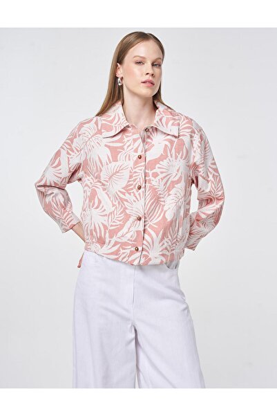 Kayra Patterned Short Jacket Tile