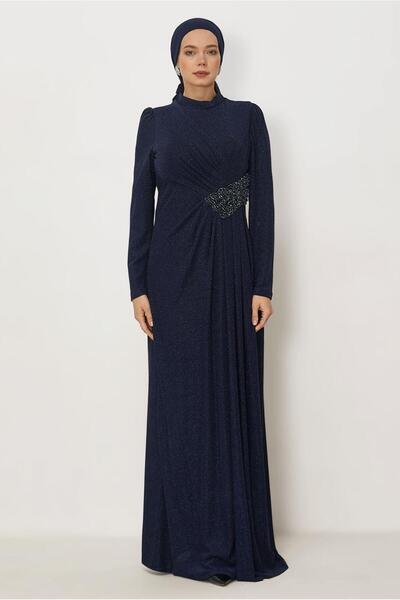 Alvina BONCUK İŞLEMELİ ABİYE ELBİSE 50535