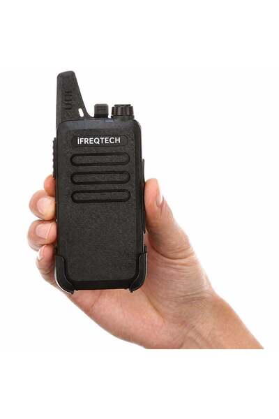 İFREQTECH AP-100 PMR El Telsizi Tekli Set Şarjlı Uzun Menzil Telsiz