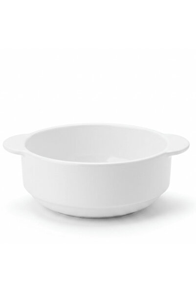 AKDC Premium White Elegant Melamine Soup Bowl with Handle 4.25 Inch Easy Grip...