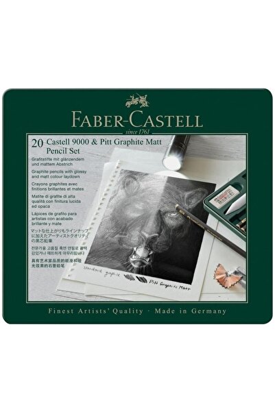 Faber Castell Faber-Castell Dereceli Kurşun Kalem Pitt Graphite Matt Set 20 P...