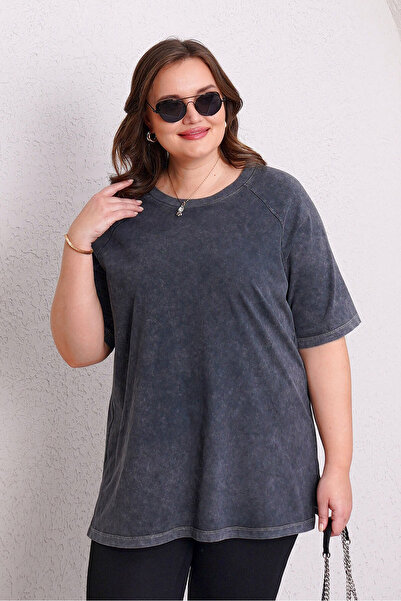 Büyük Moda ΒΑΜΒΑΚΕΡΟ ΜΠΛΟΥΖΑΚΙ BASIC ΜΕ ΕΦΕΙΣΗ ΠΛΥΣΗΣ ΣΤΗΝ ΠΕΤΡΑ