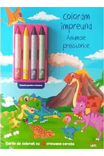 Editura Litera Coloram impreuna. Animale preistorice. Carte de co