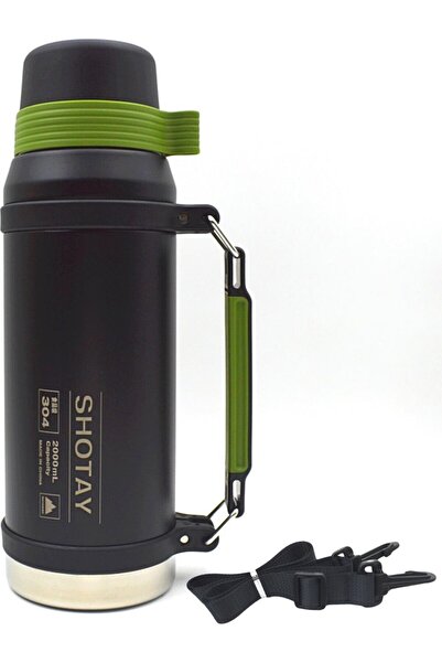 Shotay Camper Large Çelik Termos Mtra2000 Ml (Karışık Renk 1 Adet)