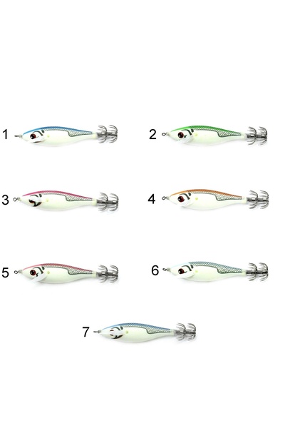 CAPTAIN 3030 Kalamar Zokası 8cm Rocket Bilyeli Squid 10gr