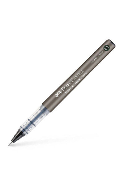 Faber Castell Faber-Castell Roller Pen Free Ink Needle 0.5 mm Black (Pack of ...