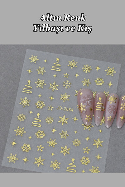Easy Beauty Nail Art Sticker Kendinden Yapışkanlı, Tırnak Süsleme, Tırnak Döv...