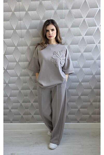 GLAMSI Καθημερινό σετ με σχέδια, με ρευστή και άνετη γραμμή.