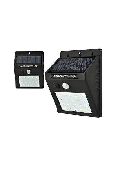 Andyluc Lampa Solara LED cu Senzor Miscare, 20 LED, 440lm, IP64, Exterior, Ec...