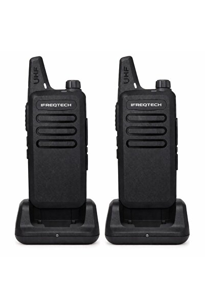 İFREQTECH AP-100 PMR El Telsizi Çiftli Set Lisanssız Kullanım Uzun Menzil Pro...