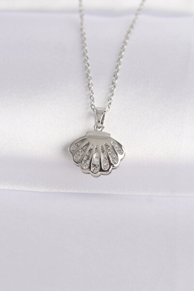 Generic Brand Özssa 316L Steel Chain Silver Color Zircon Stone Pearl Detail O...