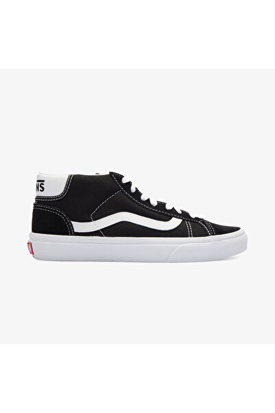 Vans Ua Mid Skool 37 Unisex Μαύρο Σνίκερ