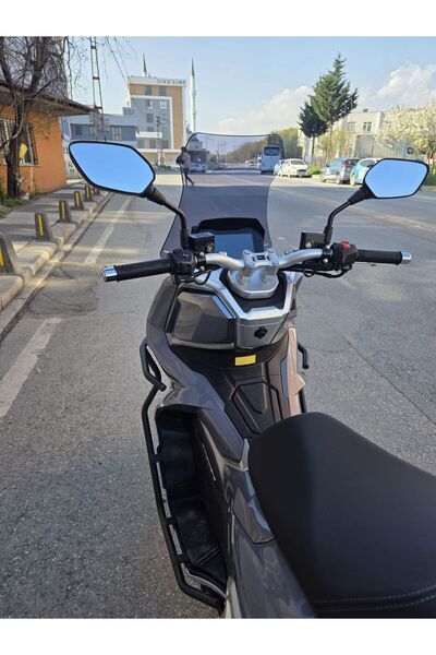 MOTOCAM RKS Freccia Ön Cam 2022-2026 Model 55cm Füme Renkli 4mm KISA