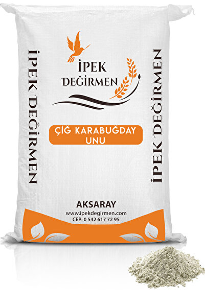 İpek Değirmen Glutensiz Çiğ Karabuğday Unu Greçka 10 Kg