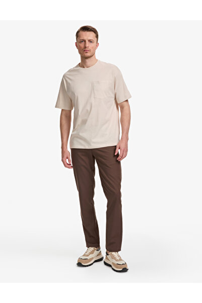 Pierre Cardin Kahverengi Slim Fit Esnek Bel Klasik Jogger Pantolon 50325166-V...