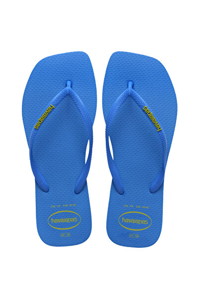 Havaianas Γυναικείες σαγιονάρες με τετράγωνο λογότυπο Pop U Blue