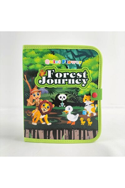 OEM Βιβλίο-παιχνίδι Μοντεσσόρι από τσόχα με ζώα του δάσους – Εκπαιδευτικό σετ...