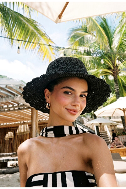 LAGRANZE Γυναικείο Χειροποίητο Ψάθινο Καπέλο Premium - Ειδική Χειροτεχνική Κα...