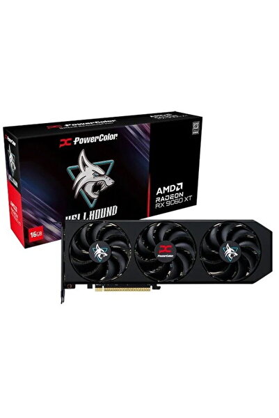 POWERCOLOR AMD Radeon RX 9060 XT Hellhound OC 16GB, GDDR6, 128 biți