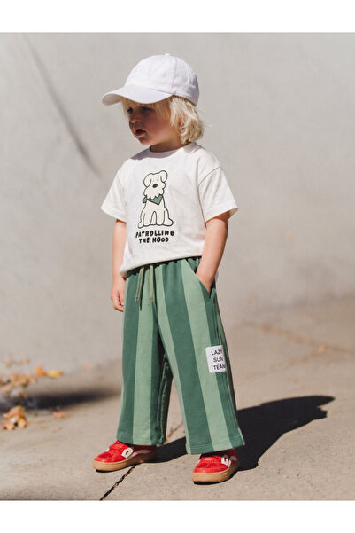 connemara Μπλουζάκι με στάμπα για αγόρια, ριγέ παντελόνι, σετ μπλούζα-παντελό...